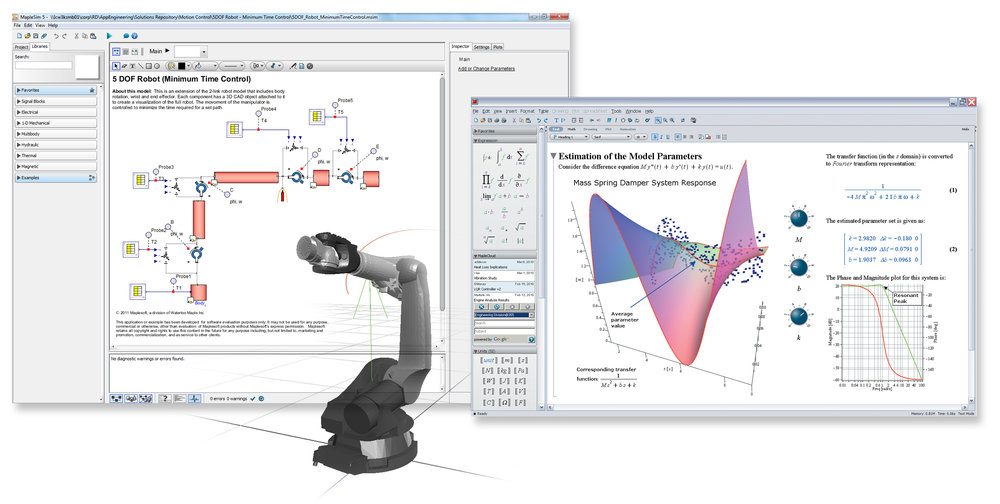 NASA’s Jet Propulsion Laboratory begins widespread adoption of Maplesoft technology MapleSim and Maple to enhance modeling and simulation in space exploration projects Waterloo, Canada, xx January 2012: